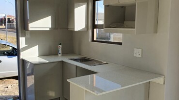 Built in kitchen cupboards